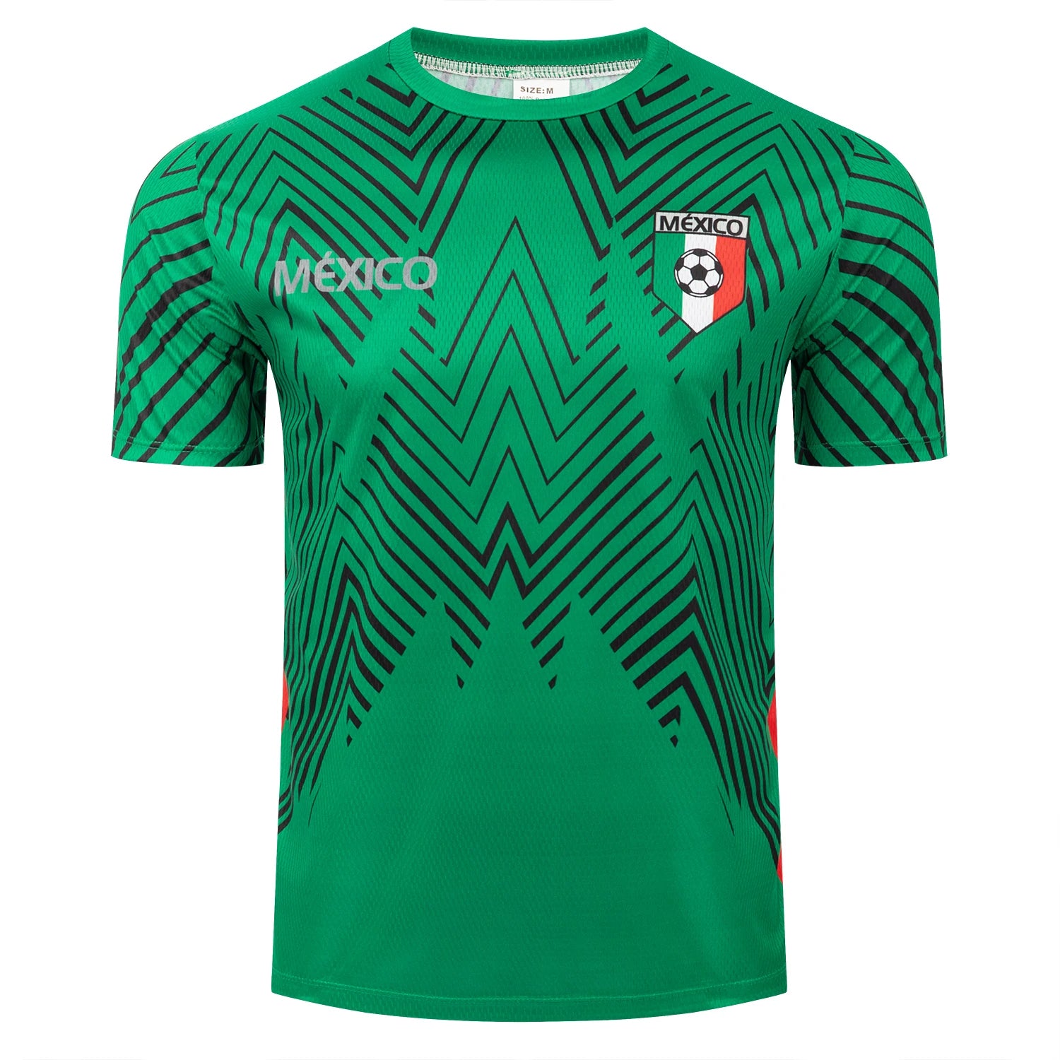 Men Mexico Football Jersey, Lightweight Breathable Soccer Shirt Mexican Fan Jersey for Sports & Casual Wear
