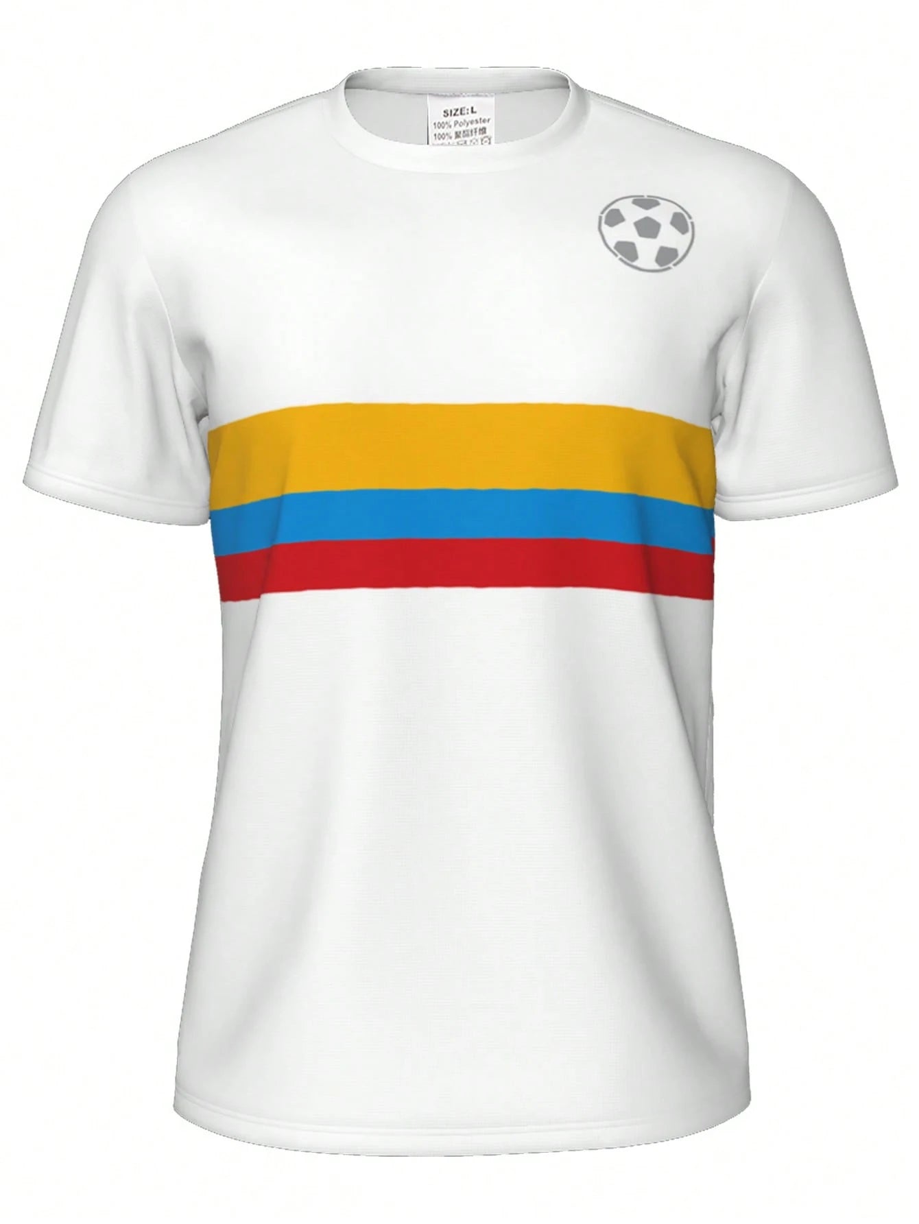 Mexico Soccer Jersey Men, Breathable Football Shirt Short Sleeve Mexican National Team Style Fan Jersey