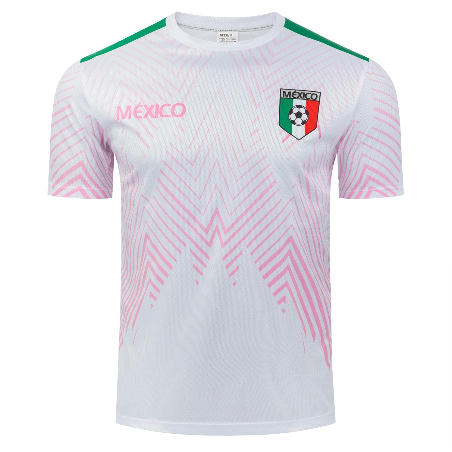 Men Mexico Football Jersey, Lightweight Breathable Soccer Shirt Mexican Fan Jersey for Sports & Casual Wear
