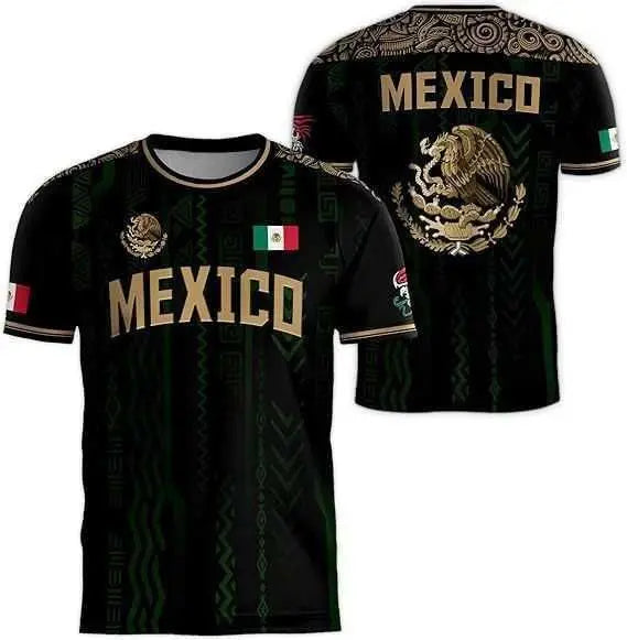 Mexico 2026 Football Jersey National Flag Print Home Away Soccer Shirt Team Kit Fanwear For Men And Women