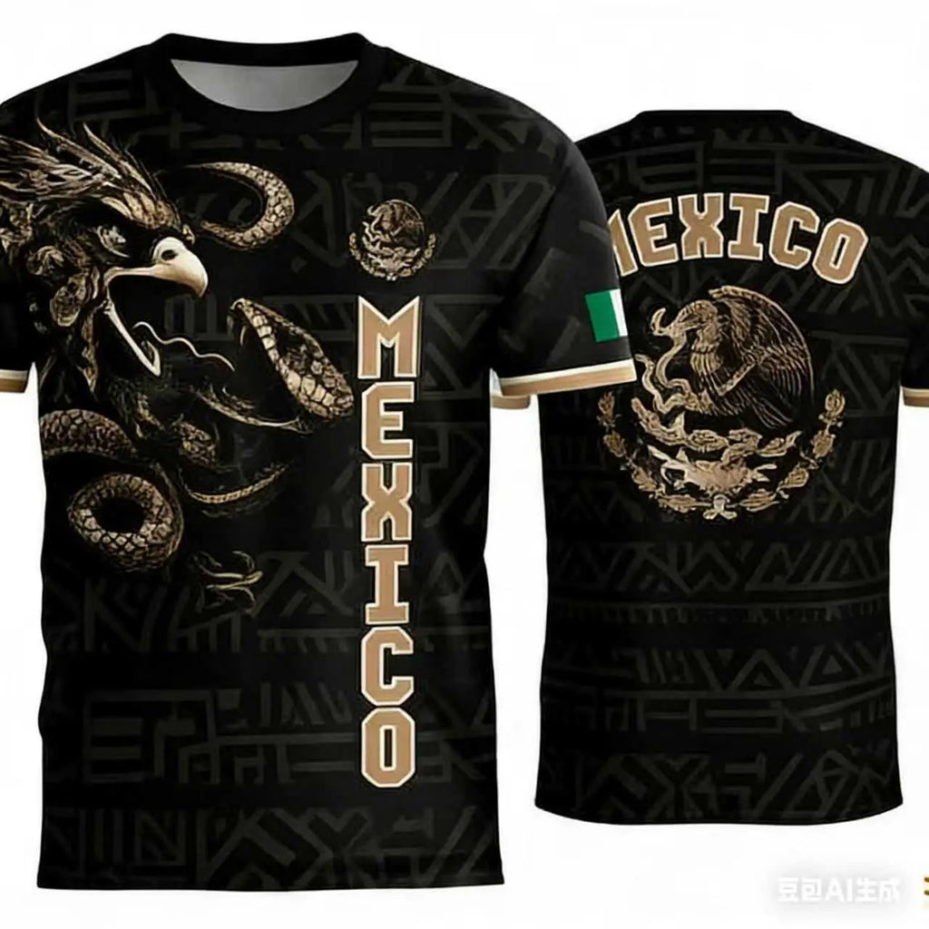 Mexico 2026 Football Jersey National Flag Print Home Away Soccer Shirt Team Kit Fanwear For Men And Women