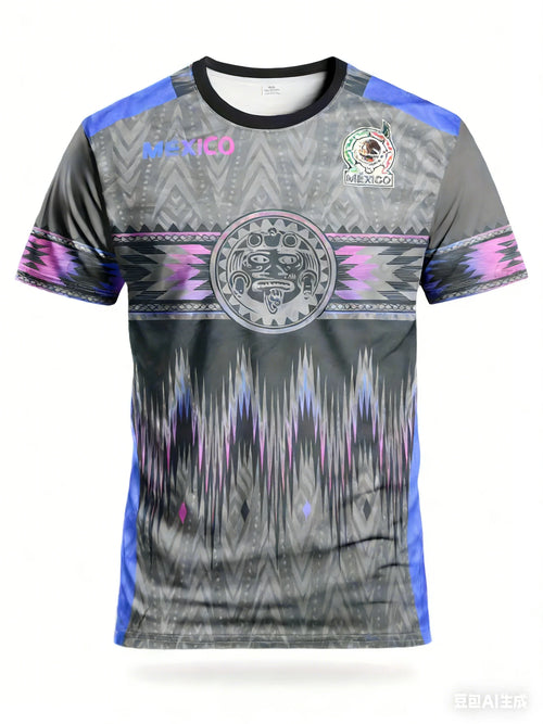 2026 Mexico Football Jersey Men Women Clothes 3D Printed Sports Casual Outdoor Daily Training Quick-Drying Men's Tshirt Tops