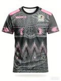 2026 Mexico Football Jersey Men Women Clothes 3D Printed Sports Casual Outdoor Daily Training Quick-Drying Men's Tshirt Tops