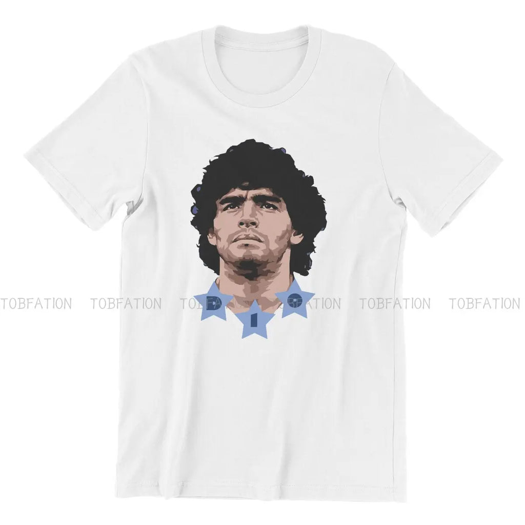 Argentina Football Legend God of Soccer Tshirt Homme Men's Polyester Streetwear Blusas T Shirt For Men