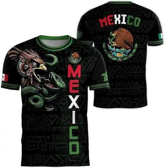 Mexico 2026 Football Jersey National Flag Print Home Away Soccer Shirt Team Kit Fanwear For Men And Women