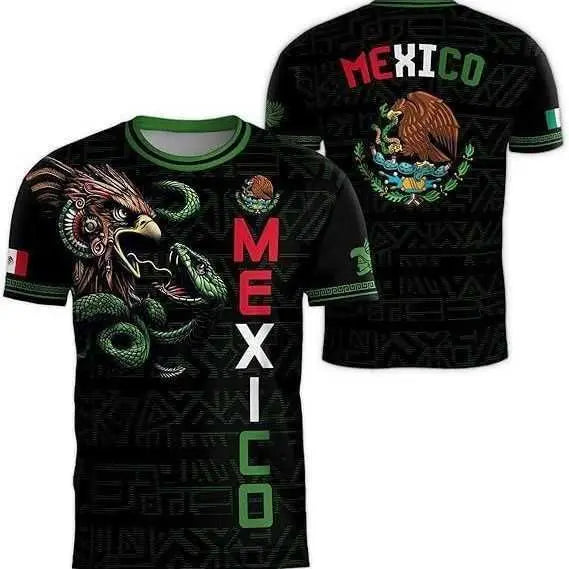 Mexico 2026 Football Jersey National Flag Print Home Away Soccer Shirt Team Kit Fanwear For Men And Women