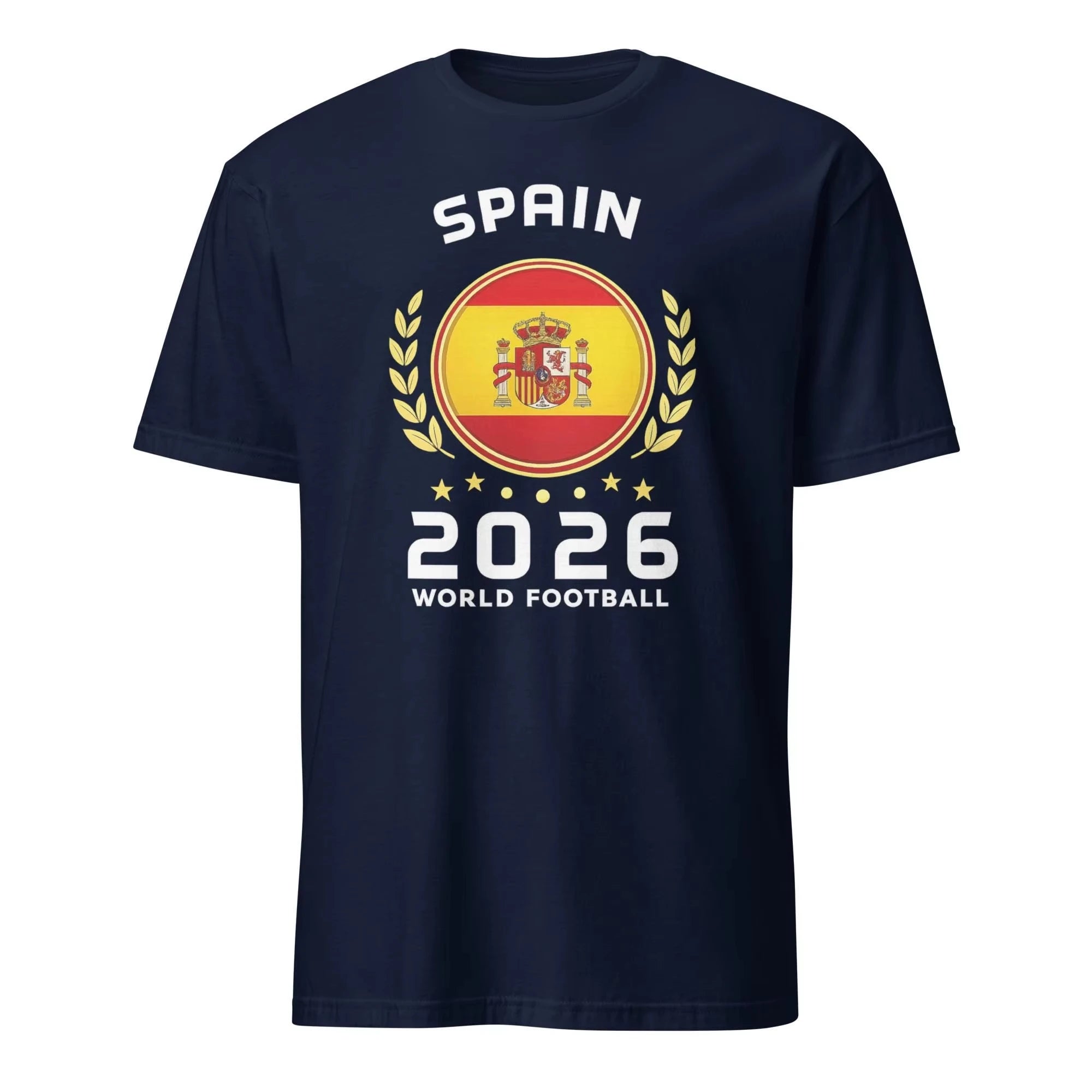 2026 new Spanish football-themed T-shirt. Summer new style, highly popular. Men's and women's loose T-shirts.