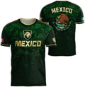 Mexico National Flag Print T Shirt For Men Funny 3D Eagle Pattern Short Sleeve Tees Outdoor Football Sports Clothing Casual Tops