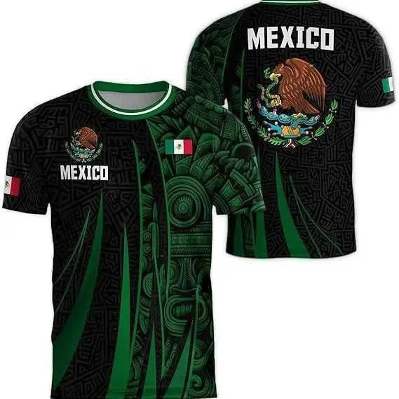 Mexico 2026 Football Jersey National Flag Print Home Away Soccer Shirt Team Kit Fanwear For Men And Women
