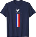 National France Flag Cock French Football Soccer Team T-Shirt Casual Cotton Daily Four Seasons Tees Oversized T Shirt